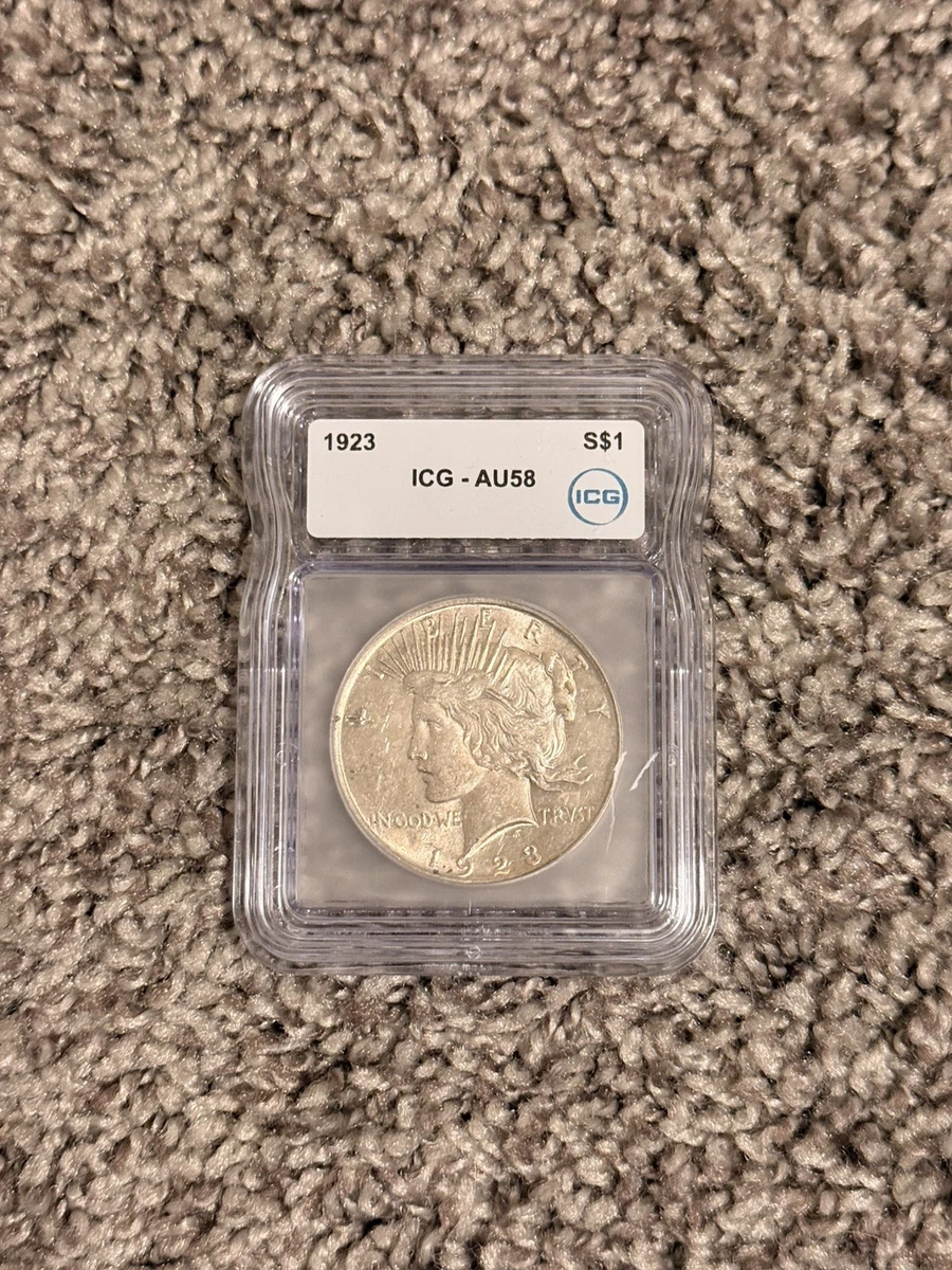 AU 58 Graded 1923 Year Peace Dollars (1921-1935) for sale | eBay