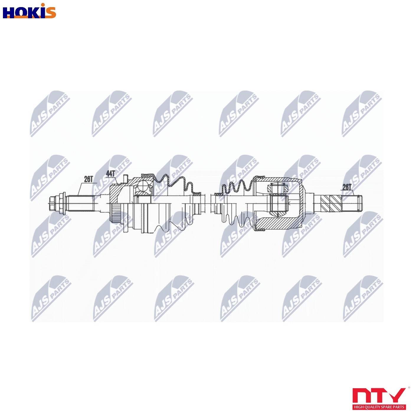 Front Right Drive Shaft for Ford Ranger Mazda B-Series 1328094 - Image 8