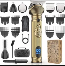 Beard Trimmer for Men, Electric Razor Shavers for Men w/Case, Cordless Hair Clip