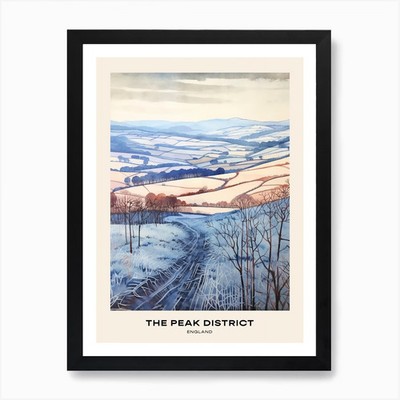 The Peak District England 3 Poster Gerahmt Wandbild Poster Leinwanddruck Bild