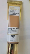(6 tubes) Loreal Radiant Serum Foundation w SPF 50 Amber Beige 95
