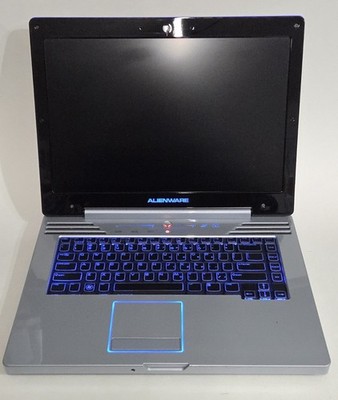 Alienware Area 51 m15x Gaming Laptop w/charger NR - FAULTY DISPLAY - PC WORKS