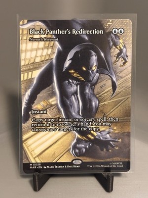 Black Panther's Redirection Narset's Reversal (Borderless) Foil Marvel Universe