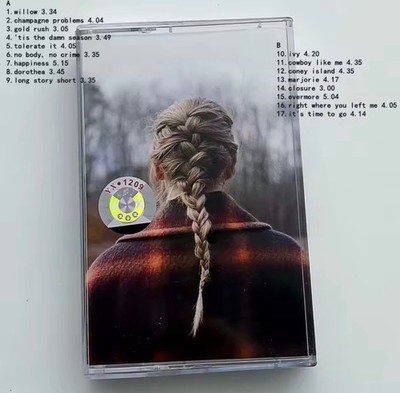 (Brand New Sealed) Folklore Taylor Swift Official Cassette UK Sealed