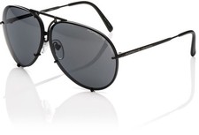 Porsche Design P'8478 P8478 D 66mm Gunmetal Aviator Sunglasses W/Extra Lenses