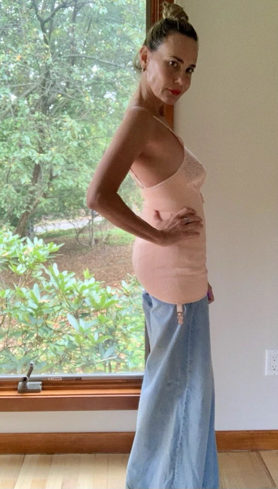 Vintage Corselet Girdle / Peach / Shaping Lingerie - Late 40s - Vintage Corset - Image 3 of 4