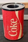 Vintage Coca Cola Brand Magnetic Paper Clip Holder - Preowned - Can Shaped