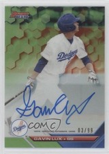 2016 Bowman's Best of Green Refractor 3/99 Gavin Lux #B16-GL Auto 09gu
