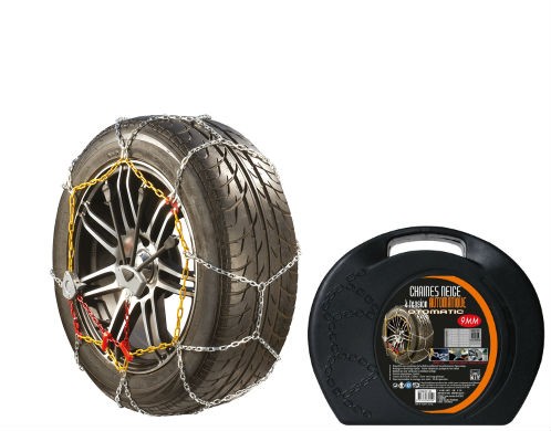 Chaînes neige 9mm Otomatic 75 Otokit pour rouler sur route enneigée