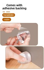 Door Stop Floor Wall Oval Stopper Stick-on Self Adhesive Buffer Stopper Rubber