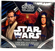 2024 Topps Chrome Black Star Wars Factory Sealed Hobby Box