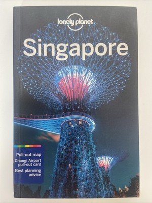 (NEW) Lonely Planet Singapore Pull-out Map Changi Airport by Ria de Jong (Paperb