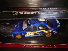 AUTOART 1:18 Subaru Impreza WRC Night Race Solberg Rally Model Car