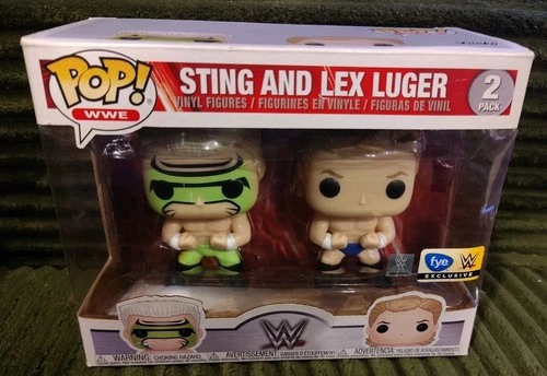 Funko Pop! WWE Sting Lex Luger Vinyl Figure 2-Pack FYE Exclusive