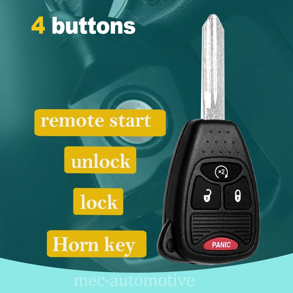 New Program DIY Remote Key Fob & Tool For 2007-2009 Dodge Ram 1500 2500 3500 - Image 3 of 4