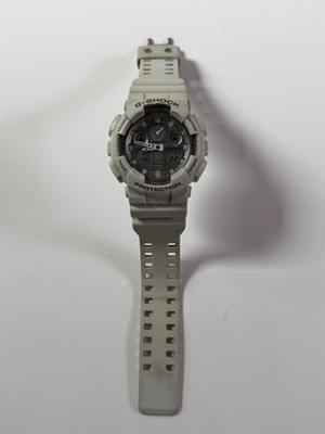 Casio G-Shock Watch Men 5081 GA-100L 51mm WhiteAnalog Digital