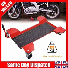 Motorcycle Motorbike Parking Dolly Centre Stand Trolley Skate Garage Mover 370kg