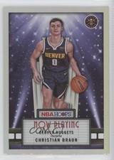 2022-23 Panini NBA Hoops Now Playing Holo Christian Braun #18 15kx