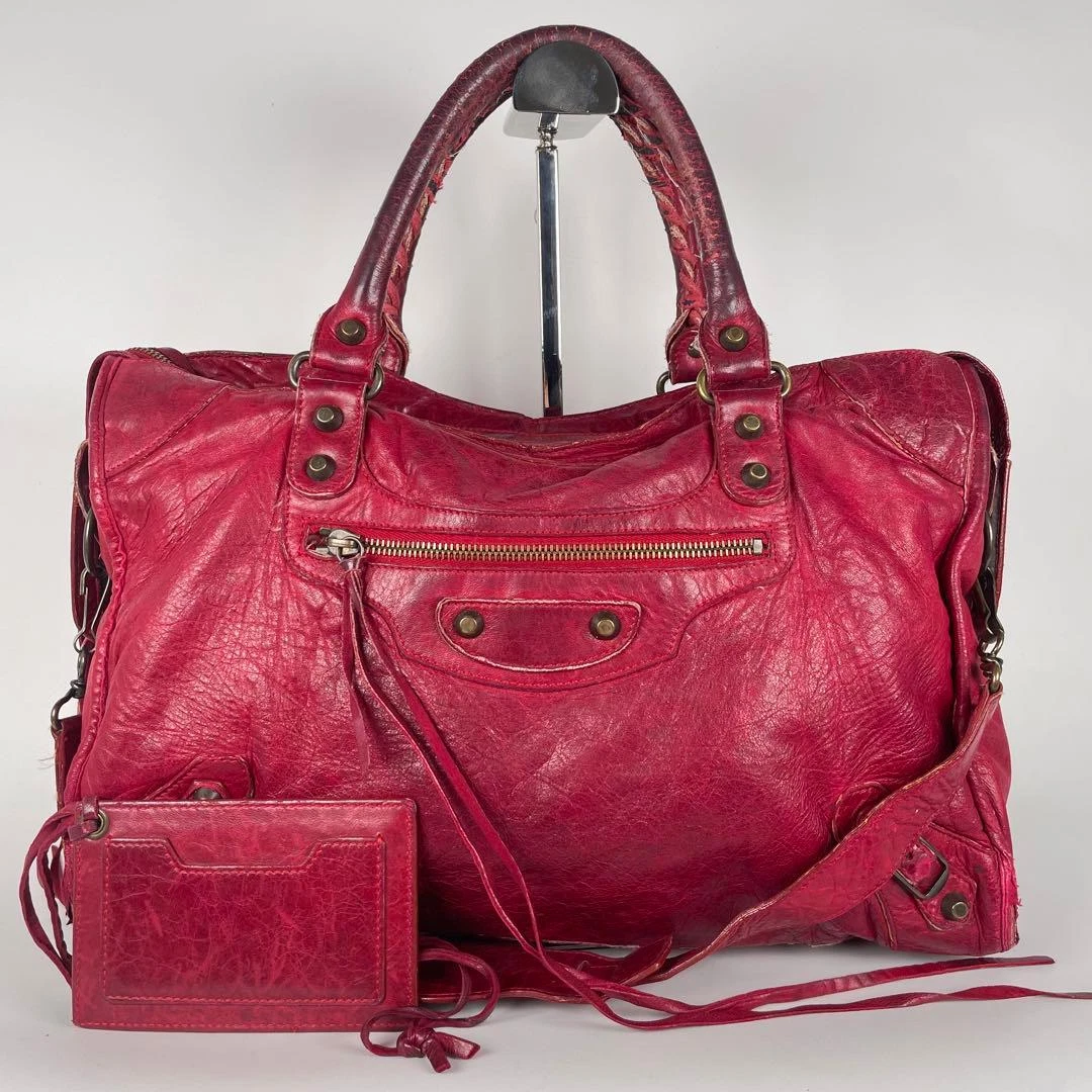 Balenciaga City Red Bags & Handbags for Women for sale | eBay