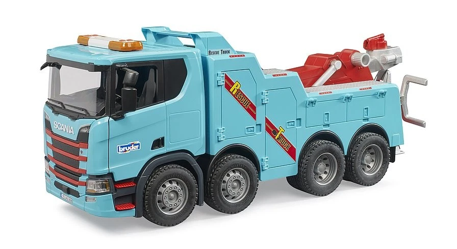 BRUDER, SCANIA Super 560R carro attrezzi con luci e sirene, 1/16, BRU3553 - Immagine 3 di 4