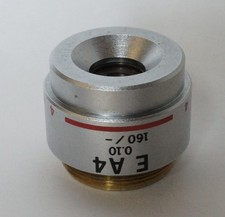 Olympus E Achromat 4x 0,10 Objektiv 160/- f&uuml;r CH2 BH2 gebraucht top