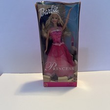 Barbie 2001 Pretty Princess Barbie New In Box Mattel 52771 Box Shows Wear