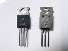 2PCS BD239 Texas Instruments NPN Power Transistor 45V 2A 30W TO-220