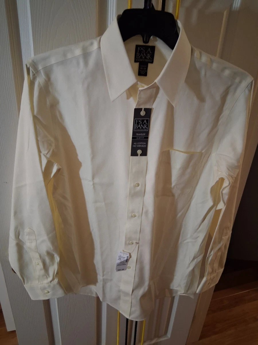 ja white 37.5 dress shirt White Dress Shirts For Men