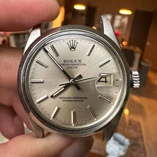 Rolex Oyster Perpetual Date Automatic Silver Dial Date Smooth Bezel