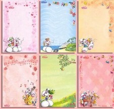 Diddl 1ère série 6 feuilles parfums à gratter A5  313 -  318