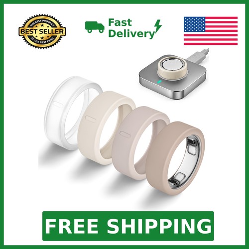 4 Pack Ring Cover Compatible with Oura Ring 5 | Support Charging with Cover o...