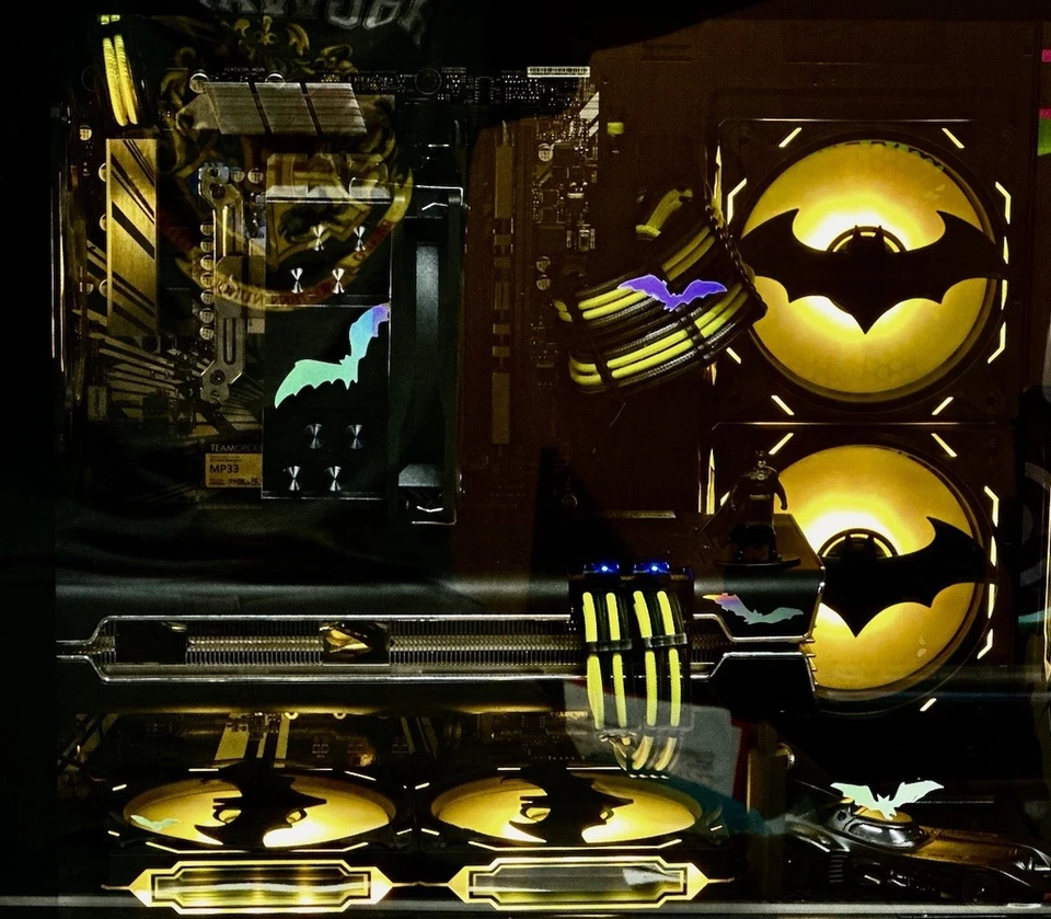 120毫米风扇烧烤盖蝙蝠侠蝙蝠(黑色4包)120毫米风扇烧烤架 — 第 3/4 张图片