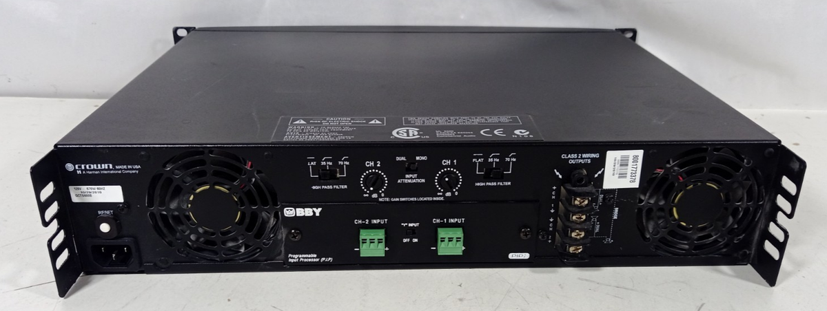 アンプ Amcron Cts 600 Crown CTS600 2 Channel Power Amplifier for sale online | eBay