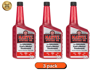 Free Ship New Marvel Mystery Oil 32 Oz 3 Pack Fuel Treatment Engine Oil Additive