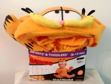 Garfield Infant 6-12 Months Nickelodeon Cat Halloween Costume Dress Up New