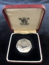 1973 UK 50p EEC Accession Coin – Uncirculated – Royal Mint Case – Elizabeth II