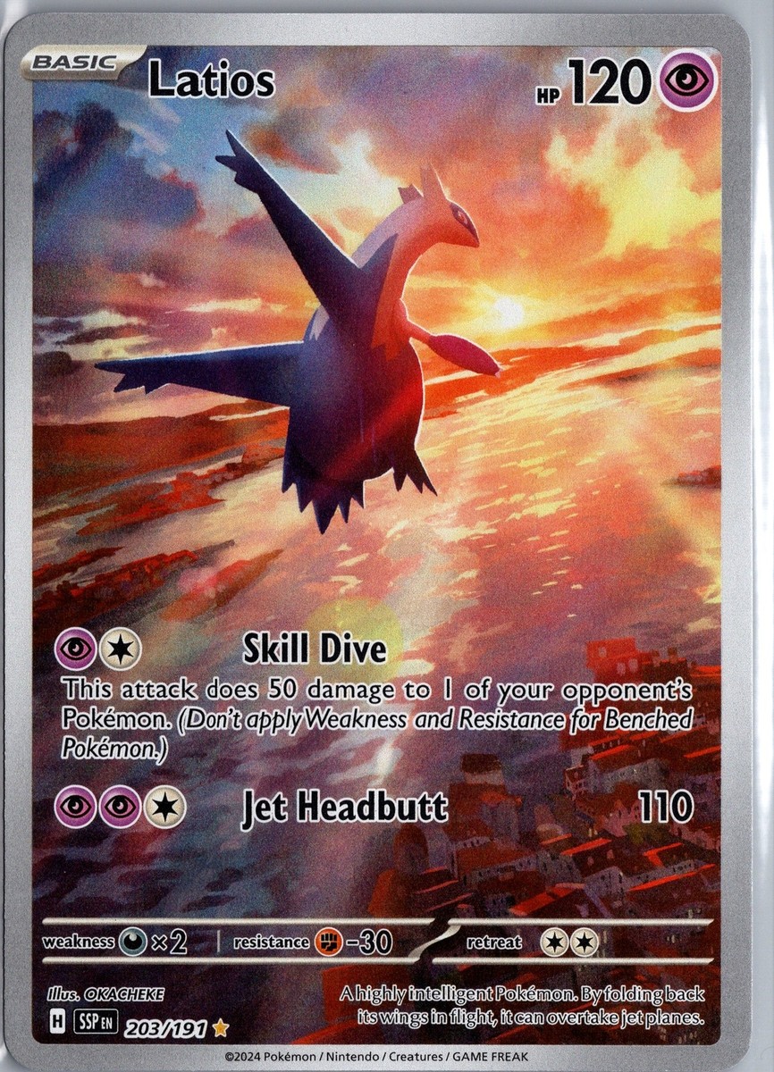 ポケモンカード Latios ポルトガル語版 Latios 203/191 Silver Tempest Holo Pokemon Card LP | eBay