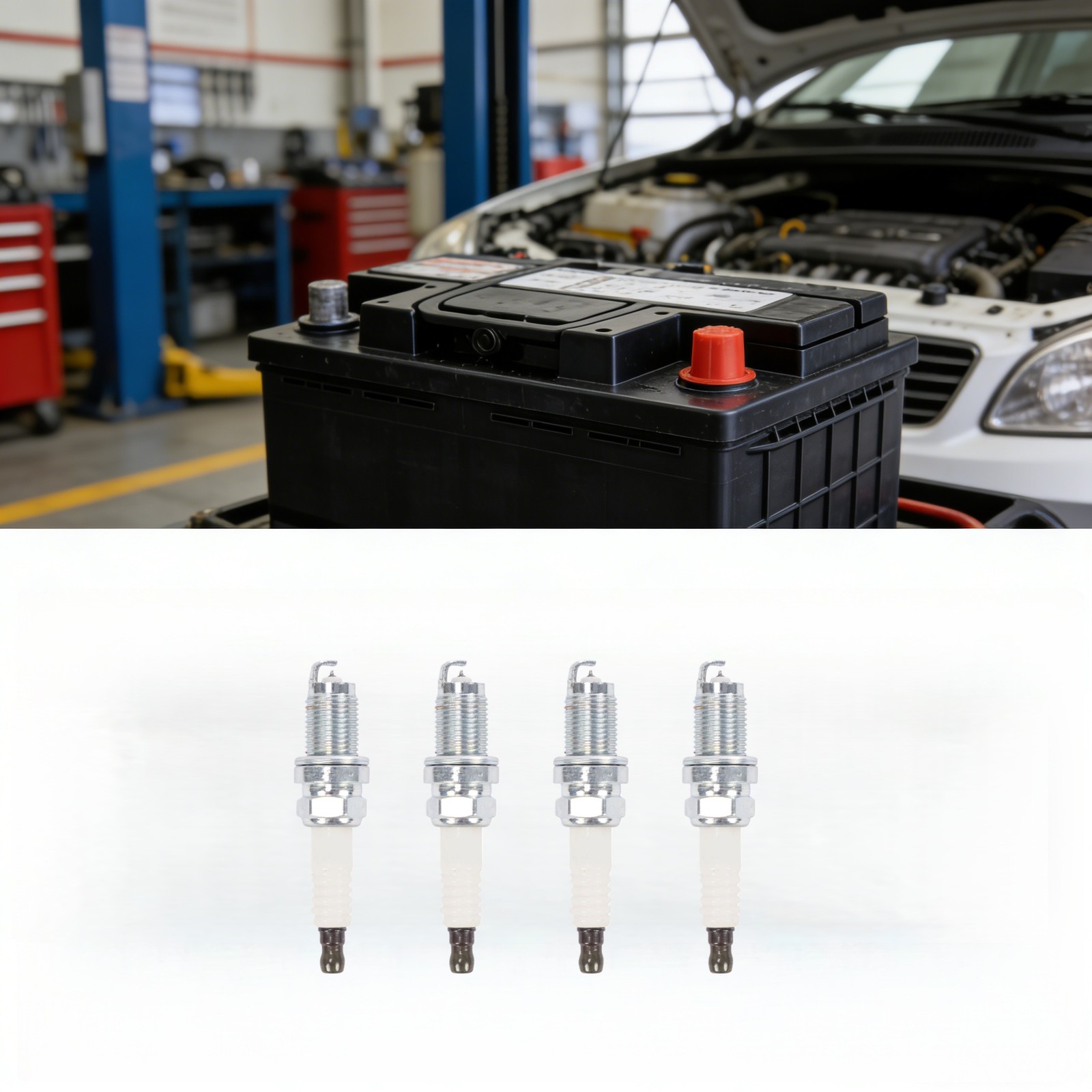 Set of 4 Iridium Spark Plugs For Acura RSX Honda Civic IZFR6K11 Accord