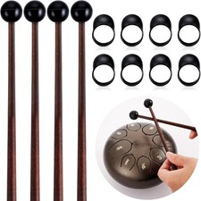 4 Pcs Steel Tongue Drum Mallets 8 Inch Glockenspiel Sticks Stick Mallet...