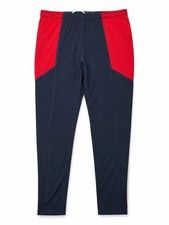 Fila Compression Running Leggings Navy Red Zip Ankle Gym XL