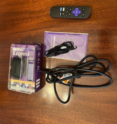 Roku Express 3960R HD Wi-Fi Streaming Media Player With Remote Black