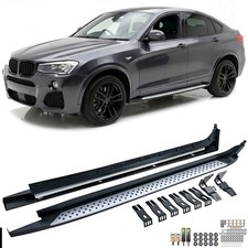 Alu Trittbretter OE Style Flankenschutz mit ABE passt f�r BMW X4 F26 2014-2018