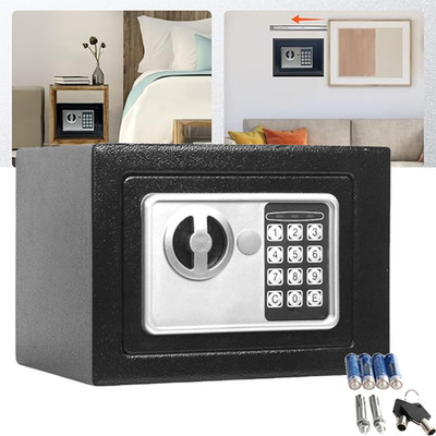US Security Electronic Digital Safe Box Keypad Lock Jewelry Gun Home Office Cash