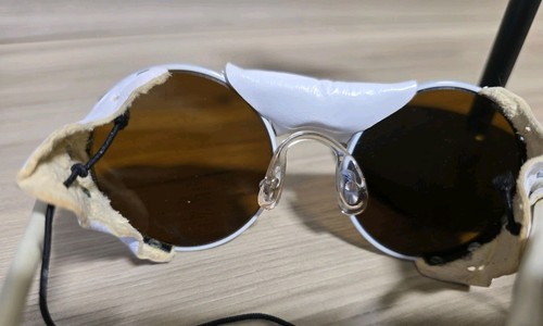 Rare Vintage Zeiss Leather Aviator Glasses 1950's era Authentic - Picture 5 of 8