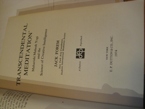 Jack Forem Transzendentale Meditation PB Dutton 1974 6th Pr - Bild 4 von 5