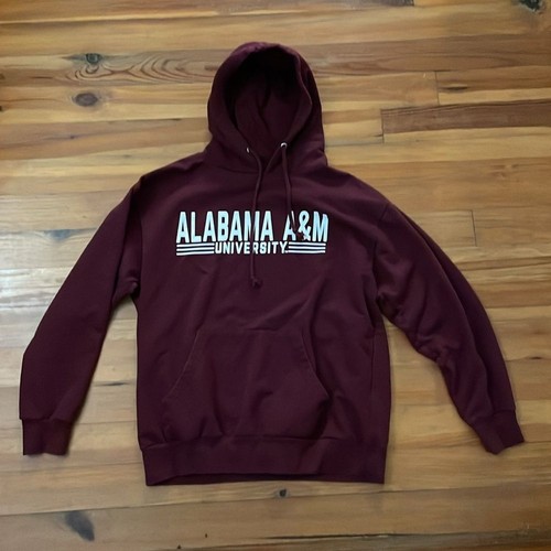 MV Sport Alabama A&M University Maroon Hoodie Sweatshirt Mens Size Large - Picture 4 of 10