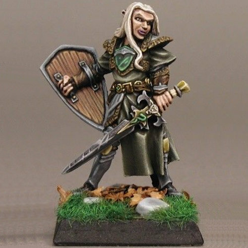 Reaper Dark Heaven Legends 03072 – Aviriel Tellerion, Elfo Paladino, Miniature Metallo D&D, Non Dipinto