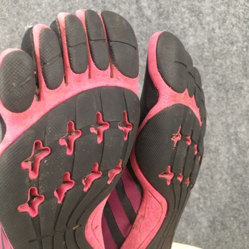 Adidas Schuhe Damen 7 Adipure Trainer Barfuß Sneaker schwarz pink Komfort Flats - Bild 12 von 15
