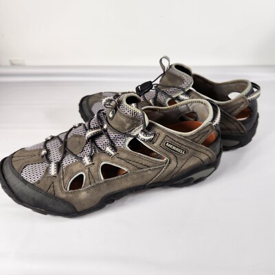 Merrell Chameleon Hiking Sandals Mens 15 Dusty Olive Leather Outdoor  Shoes