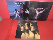 Lot of 3 Emerson, Lake & Palmer LP's - See Item Description for details